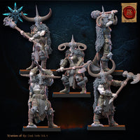 3D Printed Heavy Weapon Barbarian Regiment x10 by Lost Kingdom Miniatures