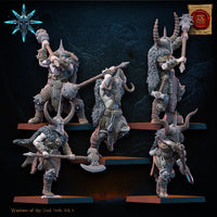 3D Printed Heavy Weapon Barbarian Regiment x10 by Lost Kingdom Miniatures