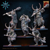 3D Printed Heavy Weapon Barbarian Regiment x10 by Lost Kingdom Miniatures
