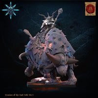 3D Printed Wasteland Wooly Trihorn by Lost Kingdom Miniatures