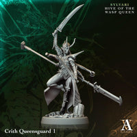 3D Printed Crith Queensguard by Archvillain Games