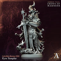 3D Printed Pyre Templar by Archvillain Games