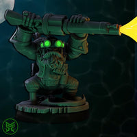 3d Printed Ork Pirate Commandos x4 by Mekka Miniatures