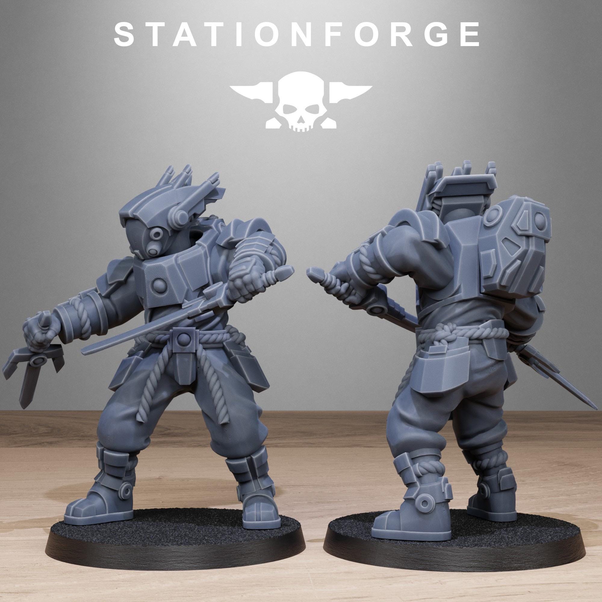 3D Printed Tarion Melee Squad x10 by StationForge Miniatures