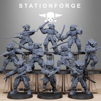 3D Printed Tarion Melee Squad x10 by StationForge Miniatures