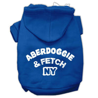 Pet Hoodie "Aberdoggie & Fetch NY"