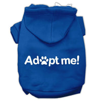Pet Hoodie Screen Print "Adopt Me"