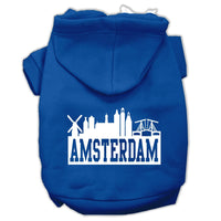 Pet Hoodie "Amsterdam Skyline"