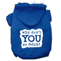 Pet Hoodie Screen Printed, "Fetch"