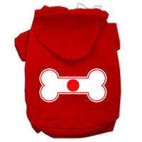 Pet Hoodie "Bone Flag Japan"