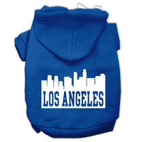 Pet Hoodie "Los Angeles Skyline"