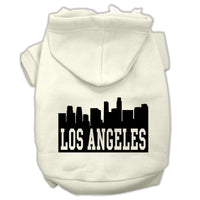 Pet Hoodie "Los Angeles Skyline"