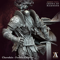3D Printed Charudain The Forlorn Emperor by Archvillain Games
