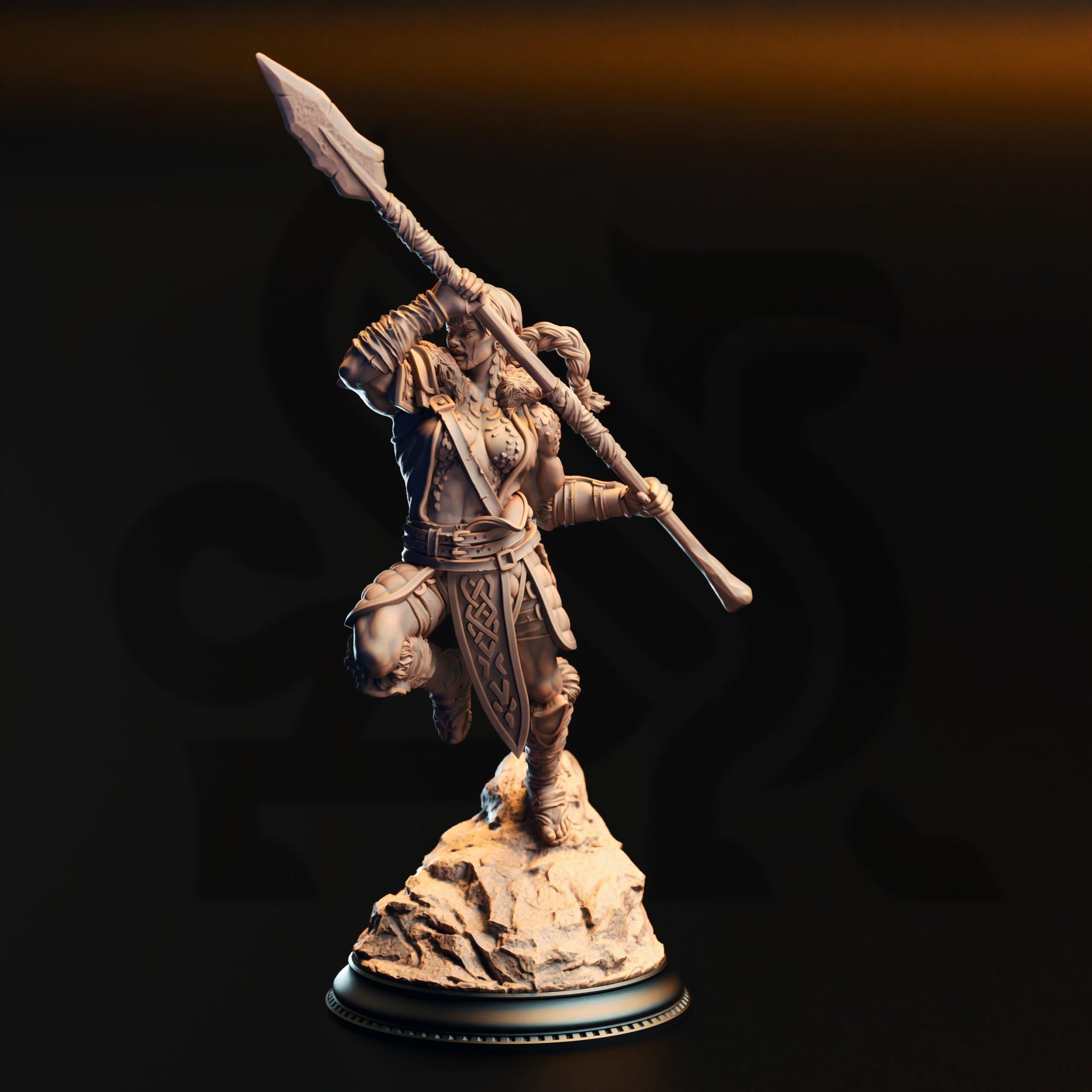 3D Printed Dragonsoul Barbarian by DM Stash