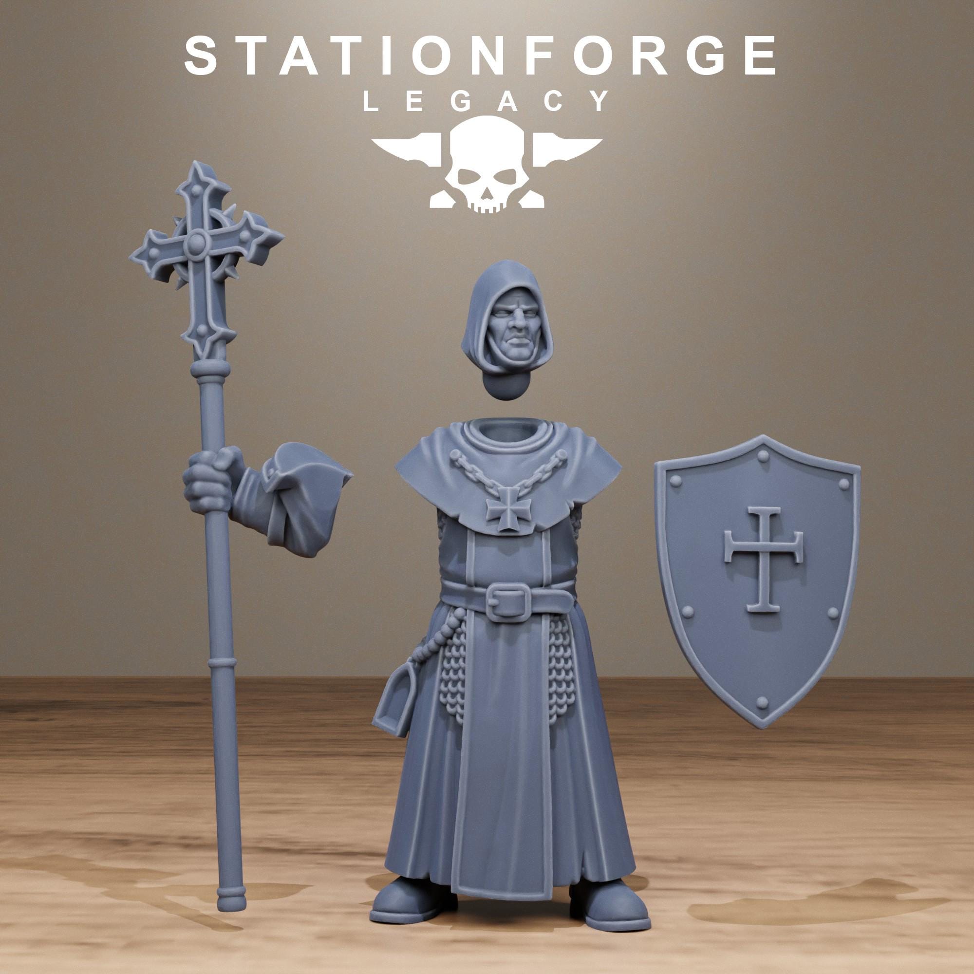 3D Printed Thorncrest Priests by StationForge Miniatures