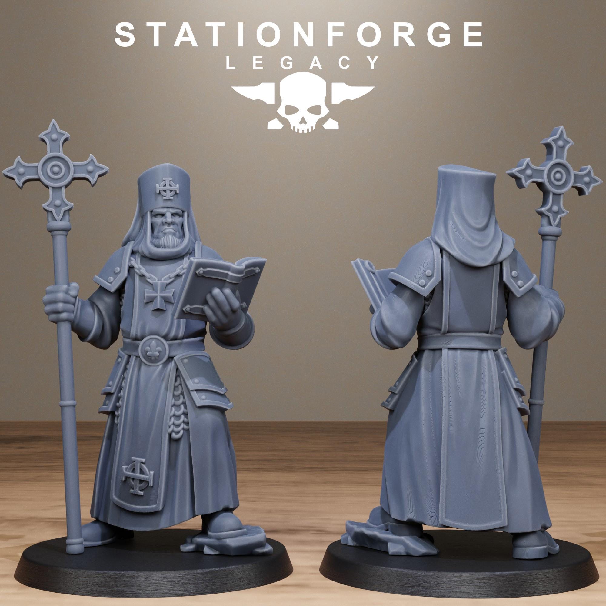 3D Printed Thorncrest Priests by StationForge Miniatures