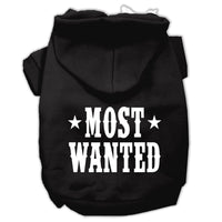 Pet Hoodie "Most Wanted"