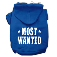 Pet Hoodie "Most Wanted"