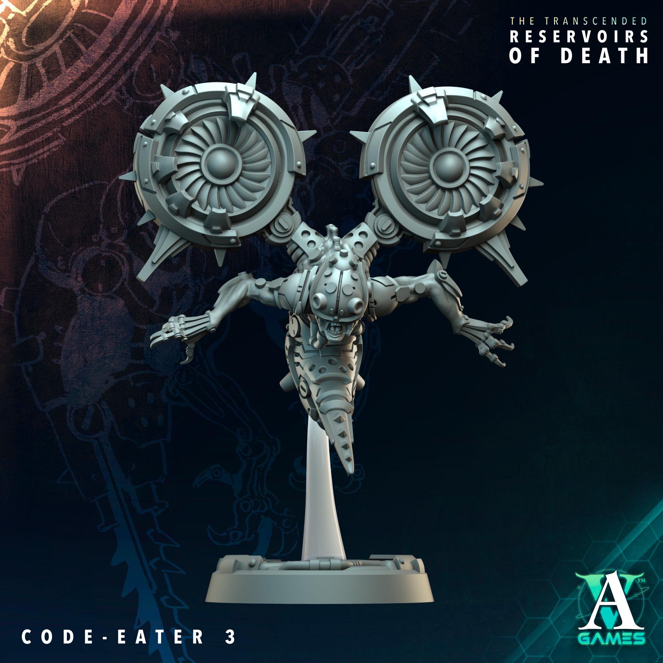 3D Printed Code Eaters x10 by Archvillain Games