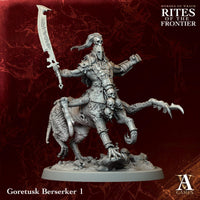3D Printed Goretusk Berserkers by Archvillain Games