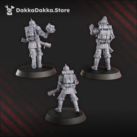 3D Printed Trench Bombers by DakkaDakka Mininatures