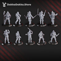 3D Printed Trench Conquistadors x10 by DakkaDakka Mininatures