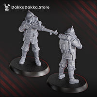 3D Printed Trench Elite Conquistadors x6 by DakkaDakka Mininatures