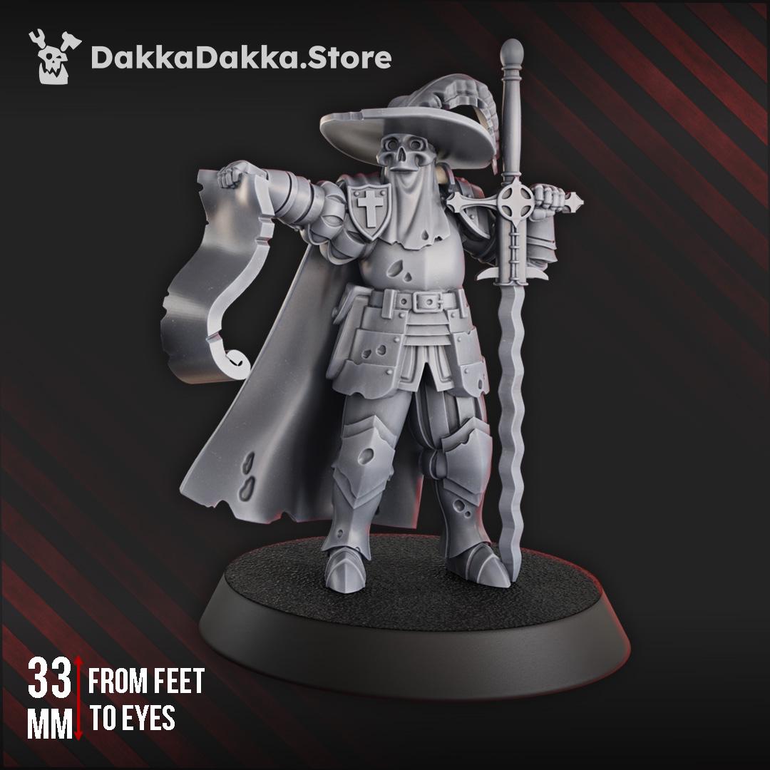 3D Printed Trench Inquisitor by DakkaDakka Mininatures