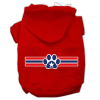 Pet Hoodie "Patriotic Star Paw"