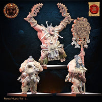 3D Printed Roroa Khans Command Group by Lost Kingdom Miniatures