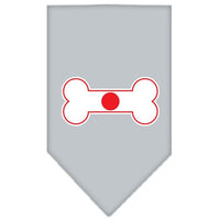 Pet and Dog Bandana Screen Printed, "Bone Shaped Flag Japan"