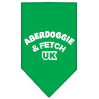 Pet and Dog Bandana Screen Printed,  "Aberdoggie & Fetch UK"