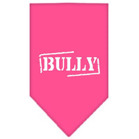 Pet and Dog Bandana Screen Printed, "Bully"