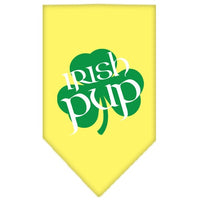 Pet and Dog Bandana Screen Printed, "Irish Pup"