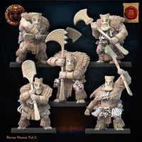 3D Printed Roroa Khans Tiki Regiment x10 by Lost Kingdom Miniatures