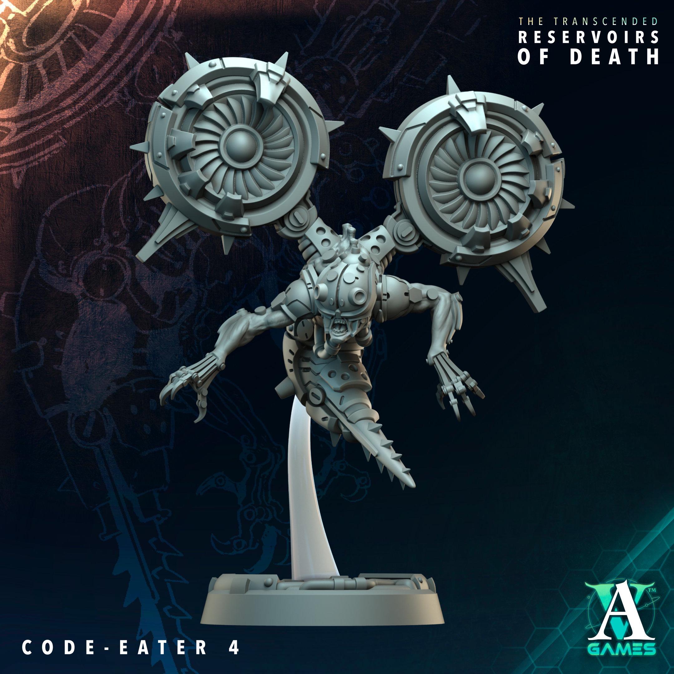 3D Printed Code Eaters x10 by Archvillain Games