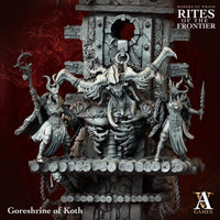 3D Printed Goreshrine of Koth by Archvillain Games