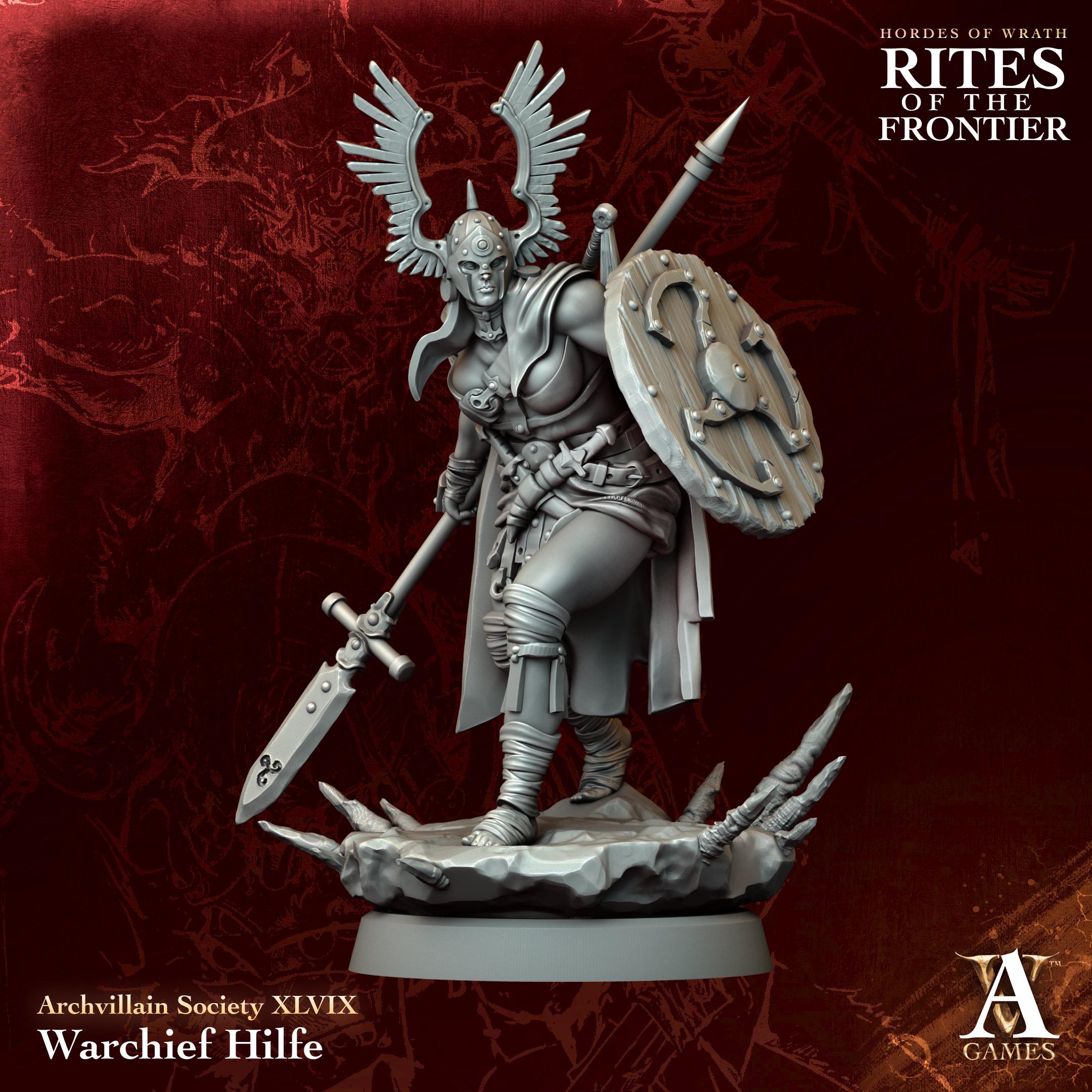 3D Printed Warchief Hilfe by Archvillain Games