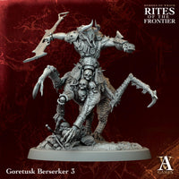 3D Printed Goretusk Berserkers by Archvillain Games