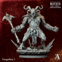 3D Printed Vorgathees by Archvillain Games