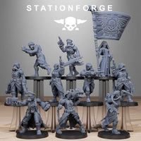 3D Printed GrimGuard Sisters by StationForge Miniatures