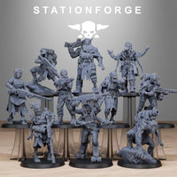 3D Printed Corrupted Abhumans by StationForge Miniatures