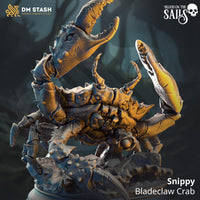 3D Printed Snippy the Bladeclaw Crab by DM Stash