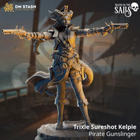 3D Printed Pirate Gunslinger by DM Stash