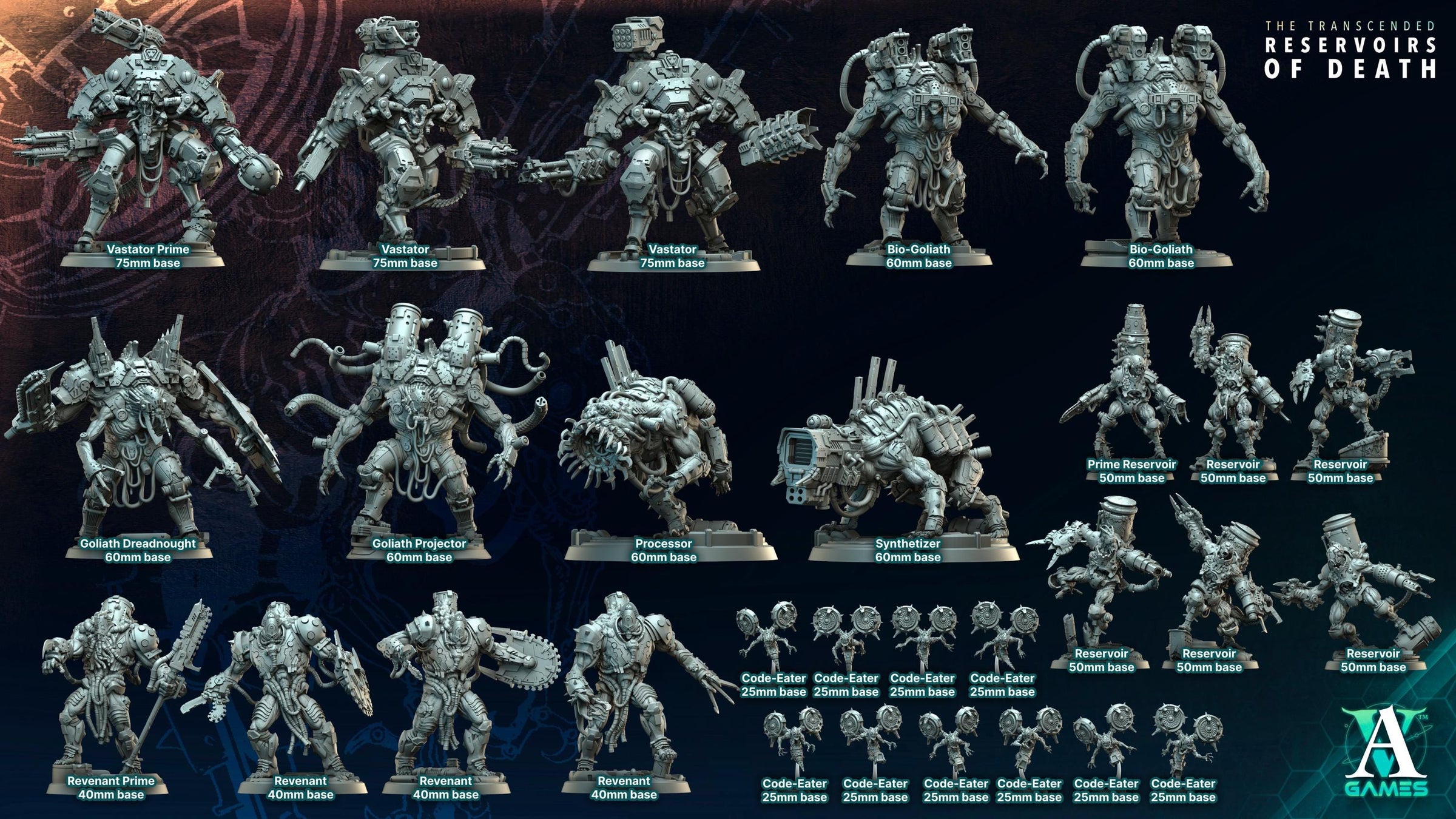 3D Printed Revenant Prime by Archvillain Games