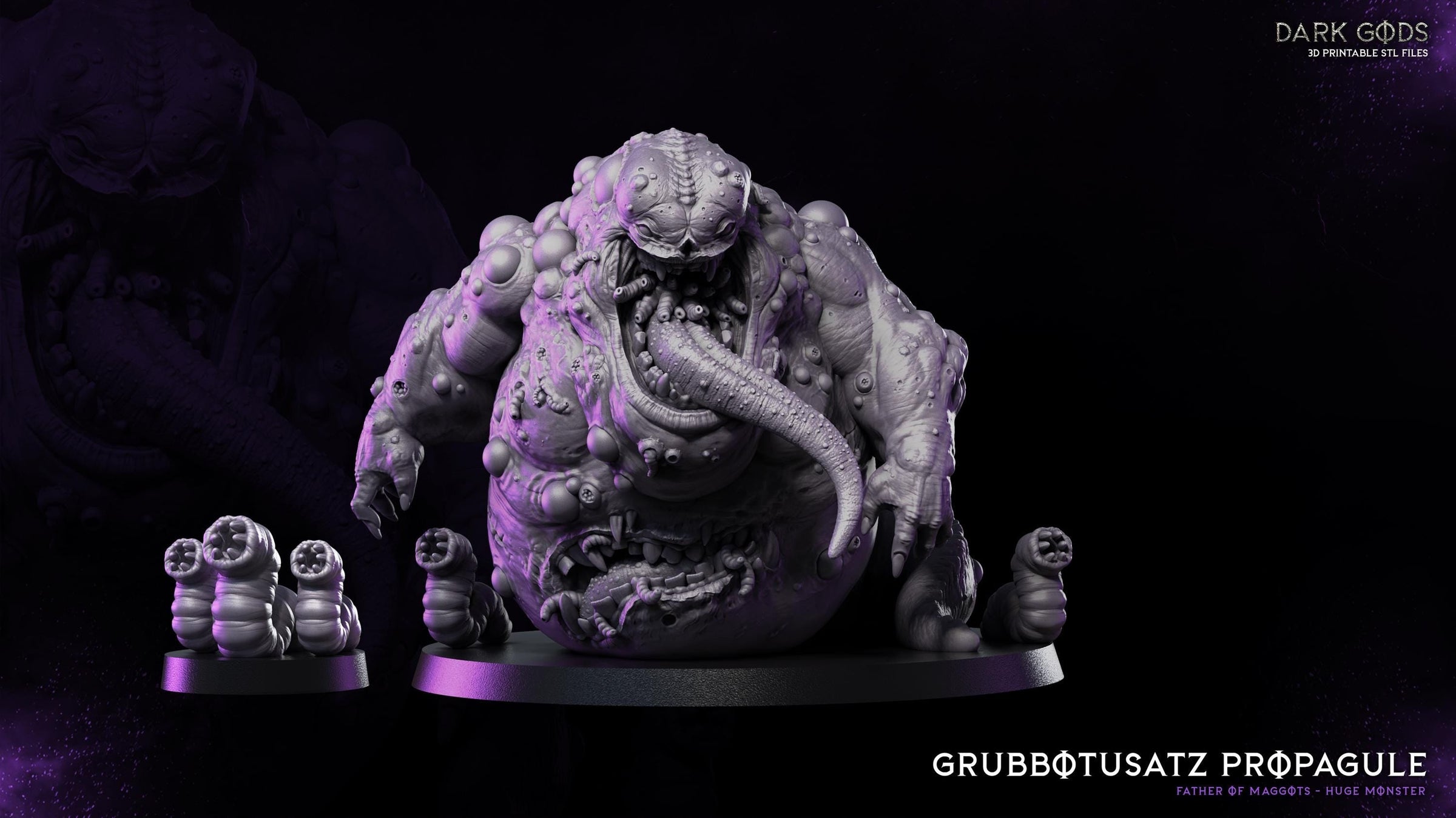 3D Printed Propagule - Father of Maggots by Dark Gods Miniatures