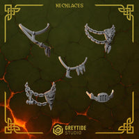 3d Printed Anvil Wardens Necklaces by Greytide Studio
