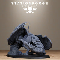 3D Printed Solaris Dragon by StationForge Miniatures