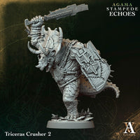 3D Printed Triceras Crusher by Archvillain Games