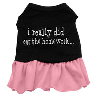 Pet Dress "I Really Did Eat The Homework"